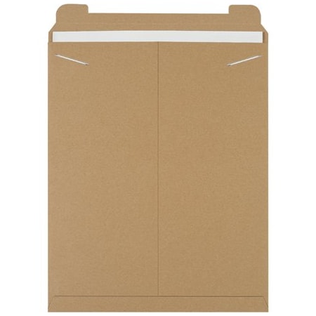 Bsc Preferred 17 x 21'' Kraft Stayflats Mailers, 50PK BUY00018839